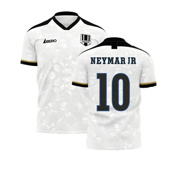 Santos 2025-2026 Home Concept Football Kit (Libero) (NEYMAR JR 10)-SoccerKits Hub | Buy Soccer Jerseys Online